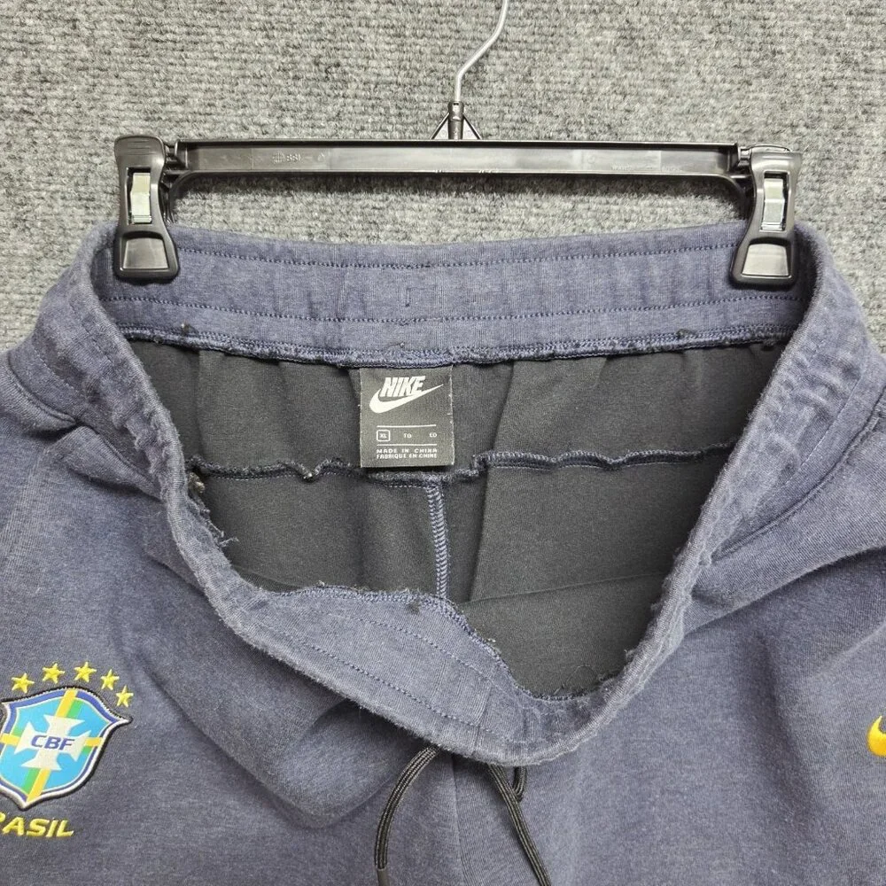 Nike Joggers Mens XL Blue CBF Brazil National Team Tech Fleece Soccer 902228-477